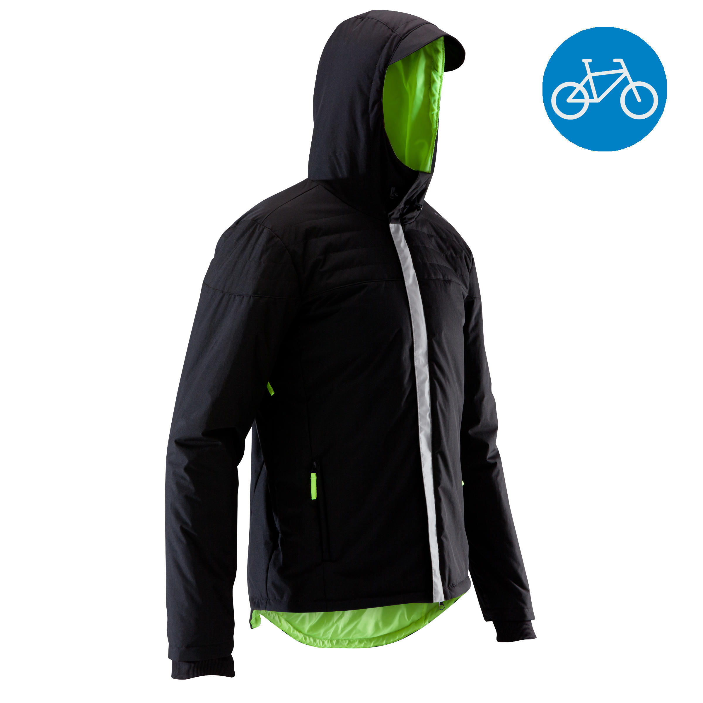 Fahrrad-Regenjacke City 900 Warm Herren B'twin - DECATHLON